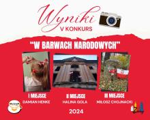 plakat - w barwach narodowych